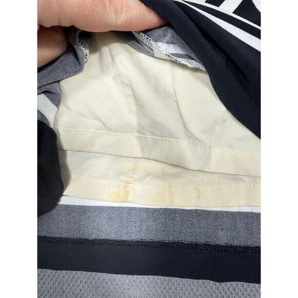 Eliza J Diamond Print Shift Dress Black White Pink Size 6P - Picture 8 of 8